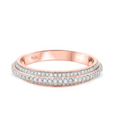 Photo of Malin  1 3/4 ct tw. Lab Grown Round Solitaire Bridal Set 10K Rose Gold [BT5866RL]