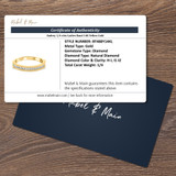 Forest 1/4 ct tw. Lab Grown Ladies Band 14K Yellow Gold