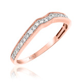 Photo of Autry 3/8 ct tw. Lab Grown Ladies Band 14K Rose Gold [BT5869RL]