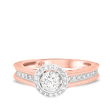 Photo of Forest 1 1/8 ct tw. Lab Grown Round Solitaire Engagement Ring 10K Rose Gold [BT5868RE-C000]