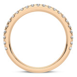 Photo of Qadir 5/8 ct tw. Lab Grown Ladies Band 14K Rose Gold [BT5873RL]