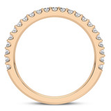 Photo of Amaya 3/4 ct tw. Lab Grown Ladies Band 14K Rose Gold [BT5881RL]