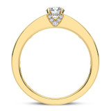 Photo of Ofu 3/4 ct tw. Lab Grown Round Solitaire Engagement Ring 14K Yellow Gold [BT5872YE-L070]