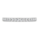 Photo of Chrissa 3 3/8 ct tw. Lab Grown Round Solitaire Bridal Set 14K White Gold [BT5879WL]