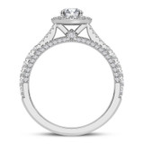 Photo of Maska 1 3/4 ct tw. Lab Grown Round Solitaire Engagement Ring 14K White Gold [BT5877WE-L070]