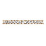 Photo of Amaya 5 ct tw. Lab Grown Round Solitaire Bridal Set 14K Rose Gold [BT5881RL]