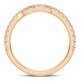 Photo of Zelda 1/2 ct tw. Lab Grown Ladies Band 14K Rose Gold [BT5878RL]