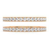 Photo of Ronika 1 3/8 ct tw. Lab Grown Ladies Band 14K Rose Gold [BT5888RL]