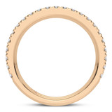 Photo of Ronika 1 3/8 ct tw. Lab Grown Ladies Band 14K Rose Gold [BT5888RL]