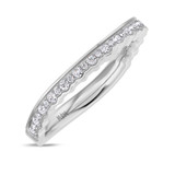 Photo of Briella 2 3/4 ct tw. Lab Grown Round Solitaire Bridal Set 14K White Gold [BT5901WL]