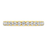 Photo of Floryn 3 7/8 ct tw. Lab Grown Round Solitaire Bridal Set 14K Yellow Gold [BT5898YL]
