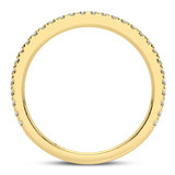 Photo of Imara 4 1/2 ct tw. Lab Grown Round Solitaire Bridal Set 14K Yellow Gold [BT5893YL]