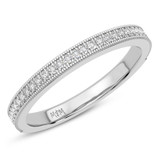 Photo of Annemarie  1 1/2 ct tw. Lab Grown Princess Solitaire Bridal Set 14K White Gold [BT5894WL]