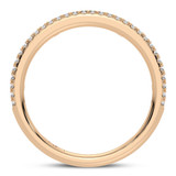 Photo of Gitta 1/4 ct tw. Lab Grown Ladies Band 14K Rose Gold [BT5882RL]