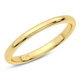 Photo of Sakura 3/4 ct tw. Lab Grown Round Solitaire Bridal Set 14K Yellow Gold [BT5899YL]