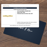 Beatrix 0 ct tw. Lab Grown Ladies Band 14K Yellow Gold