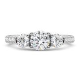 Photo of Floryn 2 1/2 ct tw. Lab Grown Round Solitaire Engagement Ring 14K White Gold [BT5898WE-L080]