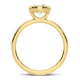 Photo of Sakura 3/4 ct tw. Lab Grown Round Solitaire Engagement Ring 14K Yellow Gold [BT5899YE-L070]