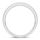 Photo of Zenevieva 1/3 ct tw. Lab Grown Ladies Band 14K White Gold [BT5890WL]