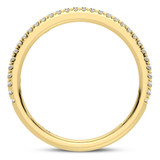 Photo of Kemina  1 ct tw. Lab Grown Pear Solitaire Bridal Set 14K Yellow Gold [BT5884YL]