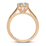 Photo of Beatrix  ct tw. Lab Grown Round Solitaire Engagement Ring 14K Rose Gold [BT5900RE-L095]