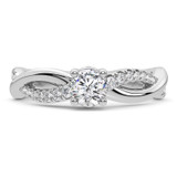 Photo of Aziel 1 1/10 ct tw. Round Solitaire Engagement Ring Platinum [BT5874PE-L070]