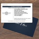 Beatrix 1 ct tw. Round Solitaire Engagement Ring Platinum