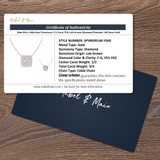 Shot Diva Collection Victorious 3/4 Carat T.W. Lab Grown Diamond Pendant 14K Rose Gold