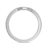 Photo of Shot Diva Collection Carter 1/4 ct tw. Lab Grown Ladies Band 14K White Gold [BT5904WL]