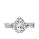 Photo of Libby 3/4 ct tw. Diamond Pear Solitaire Engagement Ring 14K White Gold [BT5041WE-F023]