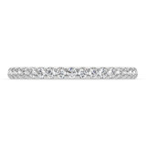 Photo of Nero 1 7/8 Carat T.W. Round Solitaire Bridal Set 14K White Gold [BT5004WL]