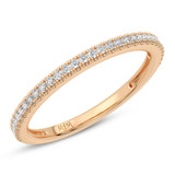 Photo of Gitta 1/4 ct tw. Diamond Ladies Band 14K Rose Gold [BT5011RL]