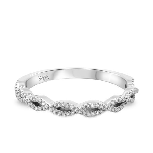 Photo of Isla 1/5 cttw Ladies Band 14K White Gold [BT472WL]