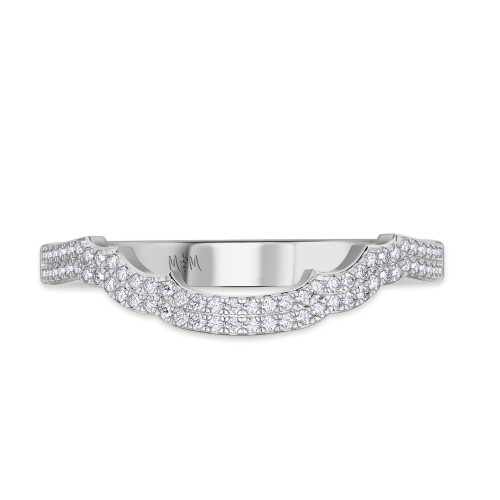 Photo of Sadie 1/3 cttw Ladies Band 10K White Gold [BT477WL]