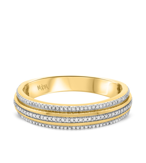 Photo of Louis 1/3 cttw Mens Band 10K Yellow Gold [BT498YM]