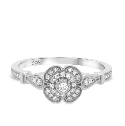 Photo of Hurst 1/4 cttw Fancy Cut Engagement Ring 14K White Gold [BT203WE-C000]