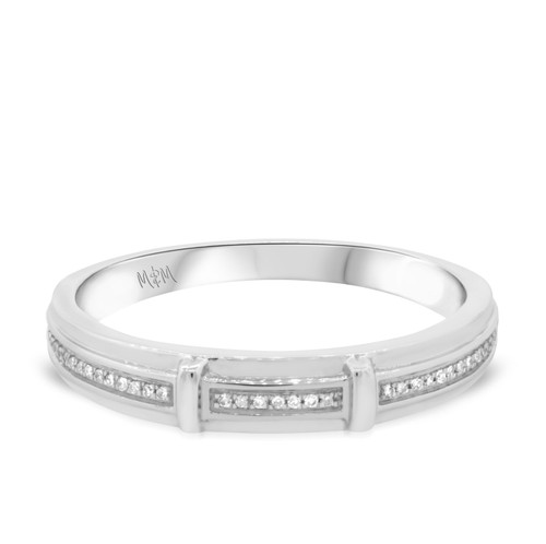 Photo of Hurst 1/10 cttw Mens Band 14K White Gold [BT203WM]