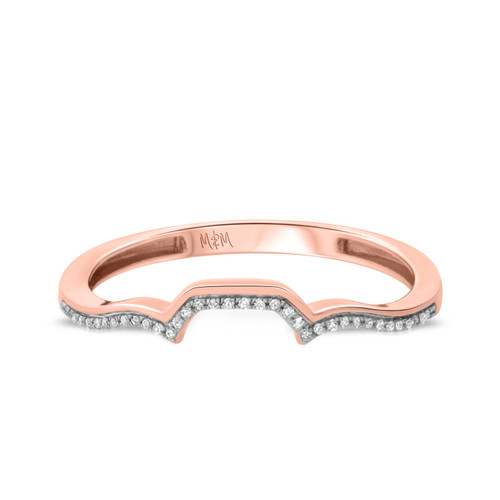 Photo of Morgan 1/15 cttw Ladies Band 14K Rose Gold [BT431RL]