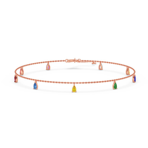 Photo of Issa 0 Carat T.W. Anklet 14K Rose Gold [AN5823R]