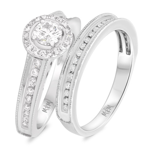 Photo of 1 3/8 ct tw. Round Solitaire  10K White Gold [BR488W-R038]