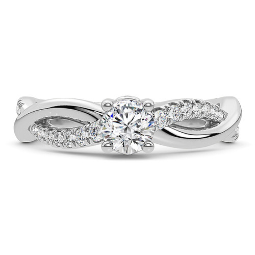 Photo of Aziel 1 1/10 ct tw. Round Solitaire Engagement Ring Platinum [BT5874PE-L070]