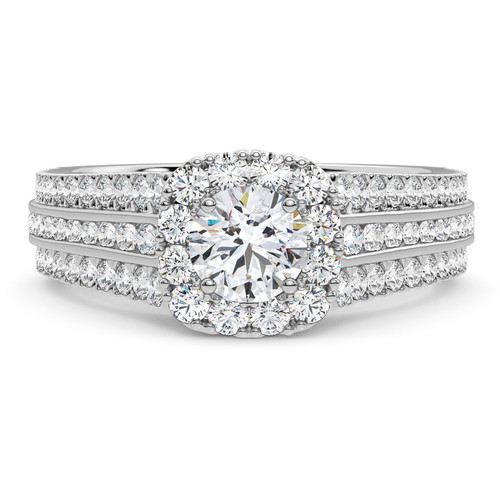 Photo of Chrissa 2 5/8 ct tw. Round Solitaire Engagement Ring Platinum [BT5879PE-L070]