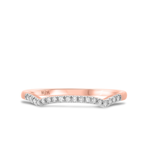 Photo of Libby 1/10 ct tw. Diamond Ladies Band 14K Rose Gold [BT5041RL]