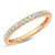 Photo of Dominique 1/2 ct tw. Ladies Band 14K Rose Gold