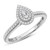 Photo of Anissa 3/4 ct tw. Pear Solitaire Engagement Ring Platinum
