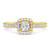 Photo of Dmitri 1 5/8 ct tw. Cushion Solitaire Engagement Ring 14K Yellow Gold