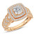 Photo of Zelena 1 3/4 ct tw. Princess Solitaire Engagement Ring 14K Rose Gold
