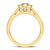 Photo of Bette 2/3 ct tw. Princess Solitaire Engagement Ring 14K Yellow Gold