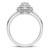 Photo of London 1/3 ct tw. Round Cluster Engagement Ring 14K White Gold