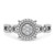Photo of Griffin 1/3 ct tw. Round Cluster Engagement Ring 14K White Gold